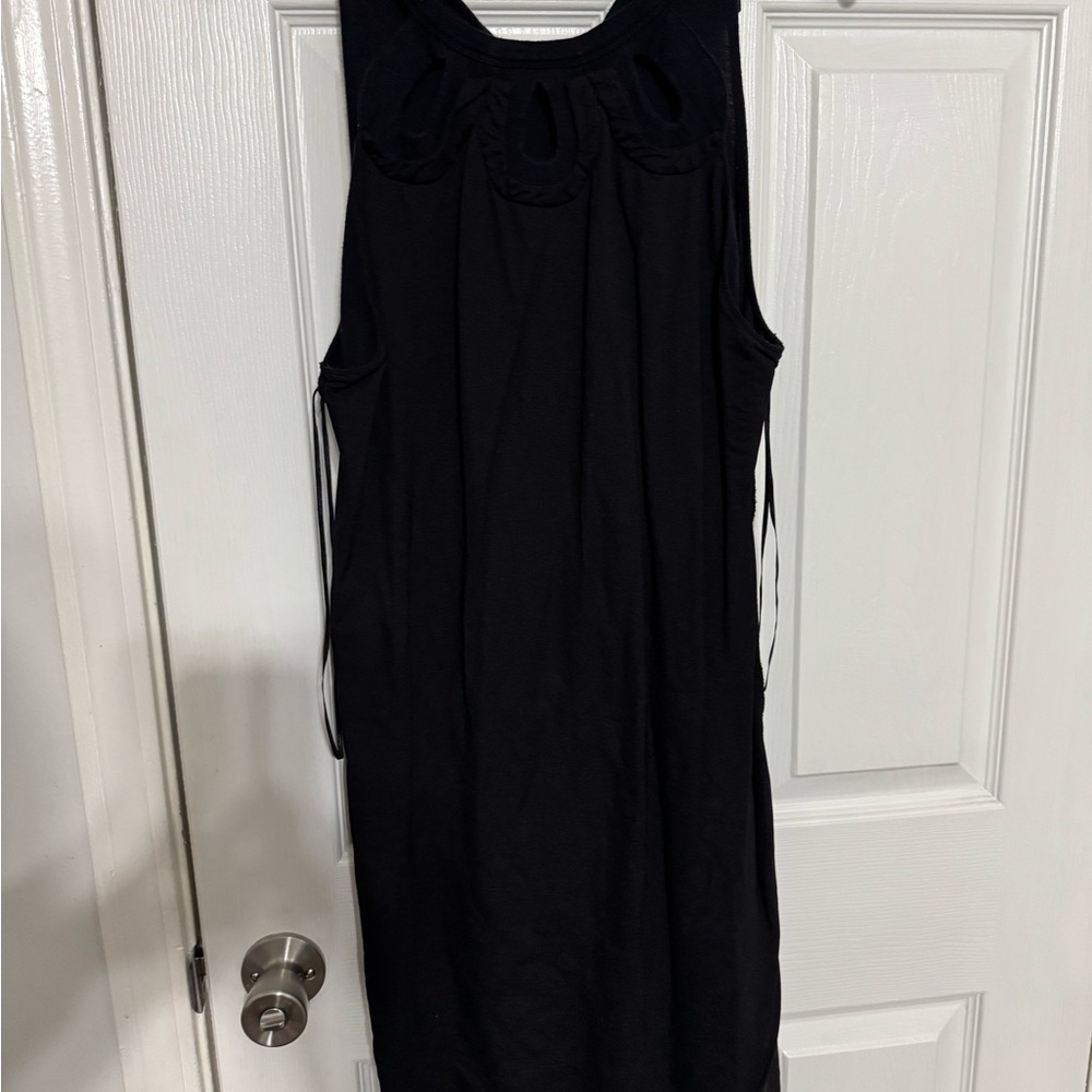 INC International Concepts Black Sleeveless Sheath Dress
